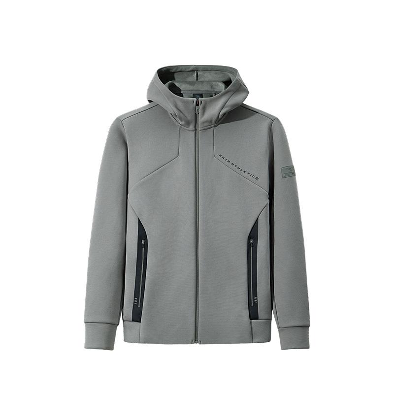 Anta Training Series Solid Color Zip-Up Hooded Comfortable Breathable Fleece Lined Warm Jacket Men jackets Calm-Gray 152447723N-3 L
Anta Training Series Solid Color Zip-Up Hooded Comfortable Breathable Fleece Lined Warm Jacket Men jackets Calm-Gray 152447723N-3 L