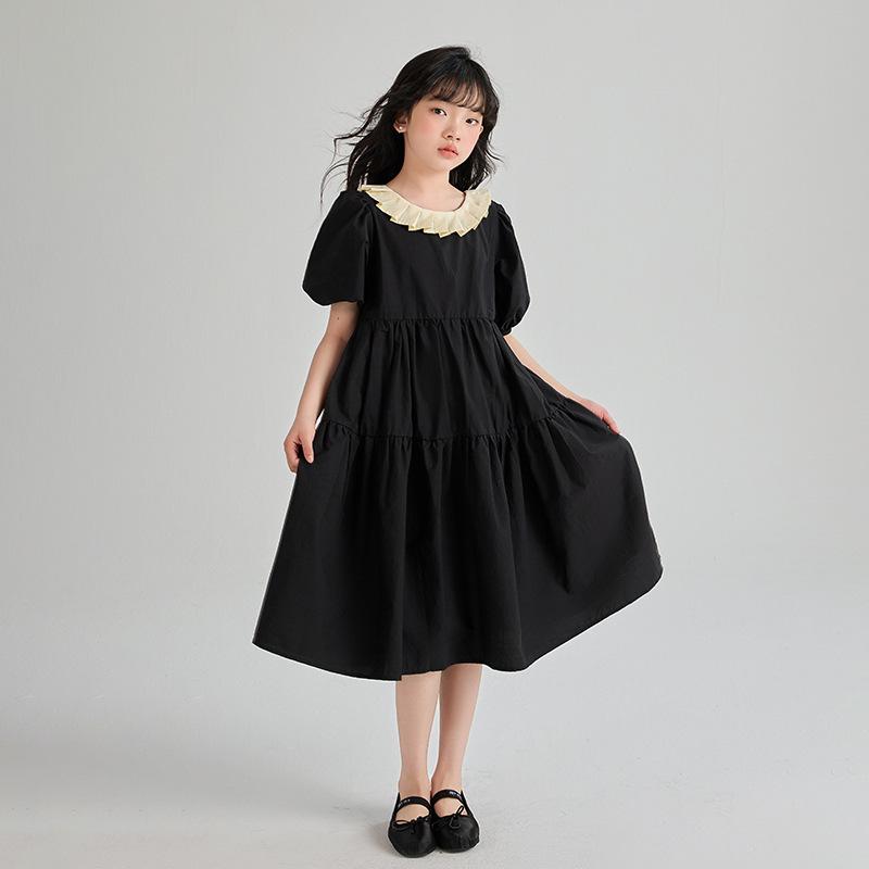Girls 2025 Summer Puff Sleeve Princess Dress - Kids Fashionable Skirt for Middle and Big Children 120 cm чёрный
Girls 2025 Summer Puff Sleeve Princess Dress - Kids Fashionable Skirt for Middle and Big Children 120 cm чёрный
