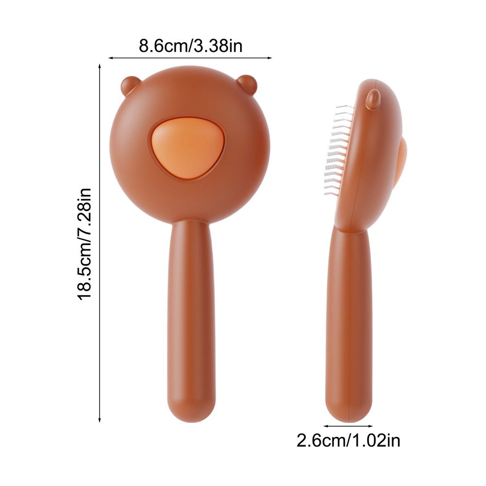 Dog Brush Pet Cleaning Supplies Grooming Tool Cat Undercoat Tool For Puppy Kitten Home Bath Removes Loose Hair коричневий
Dog Brush Pet Cleaning Supplies Grooming Tool Cat Undercoat Tool For Puppy Kitten Home Bath Removes Loose Hair коричневий