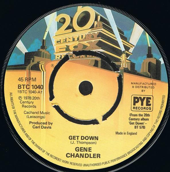 7-дюймовая пластинка GENE CHANDLER - Get Down BTC1040 20th Century Fo 1978 UK Soul/Funk б/у
7-дюймовая пластинка GENE CHANDLER - Get Down BTC1040 20th Century Fo 1978 UK Soul/Funk б/у
