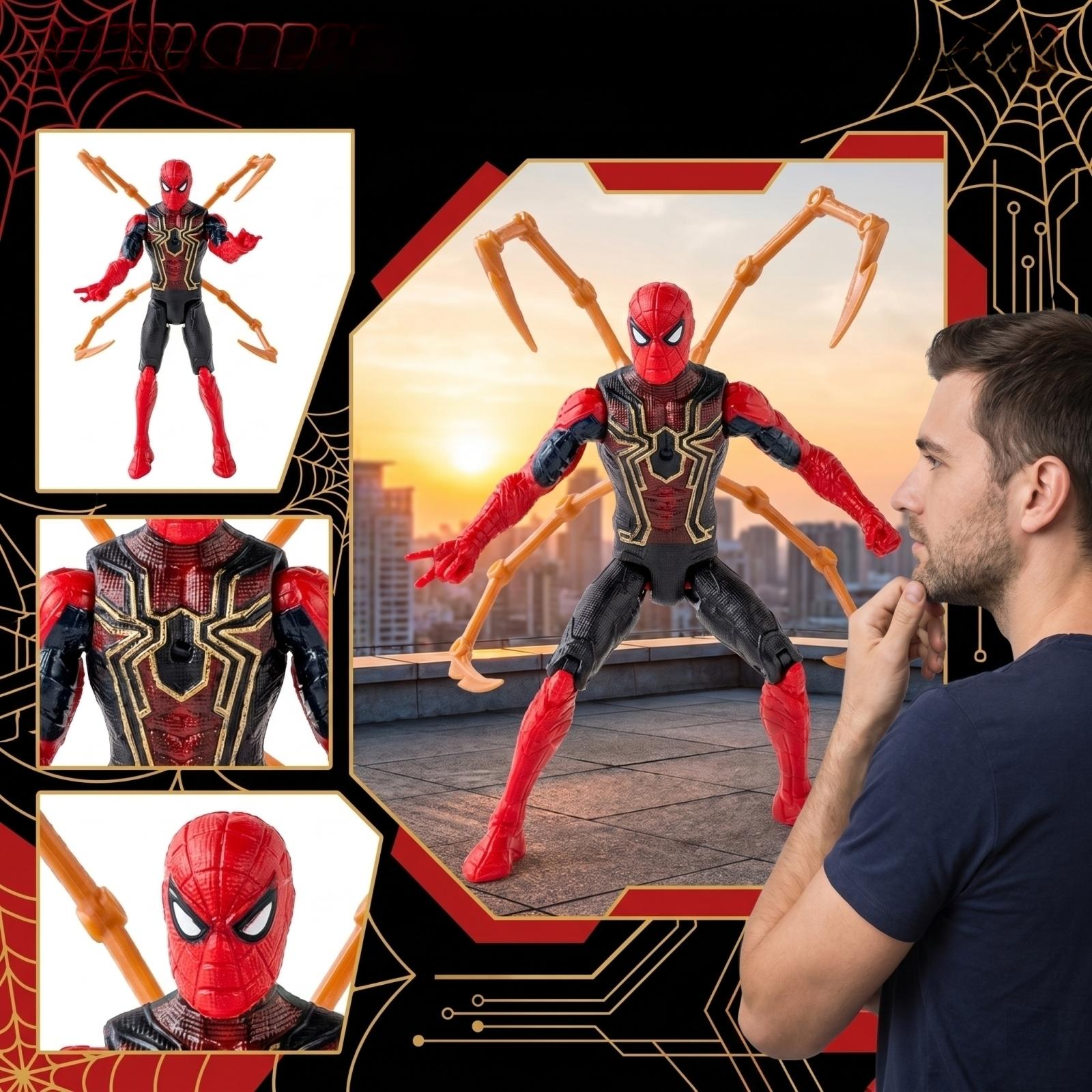 Articulated Action Figure with Multiple Joint Movements and Removable Mechanical Back Attachments Suitable for Collecting and Displaying One Size красный
Articulated Action Figure with Multiple Joint Movements and Removable Mechanical Back Attachments Suitable for Collecting and Displaying One Size красный