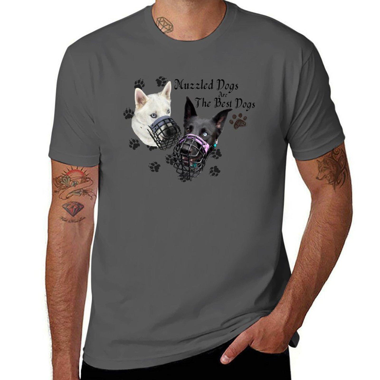 Muzzled Dogs are the Best Dogs Feat. Athena & Apollo T-Shirt cotton t shirt man t shirt custom print T-Shirt 4XL
Muzzled Dogs are the Best Dogs Feat. Athena & Apollo T-Shirt cotton t shirt man t shirt custom print T-Shirt 4XL