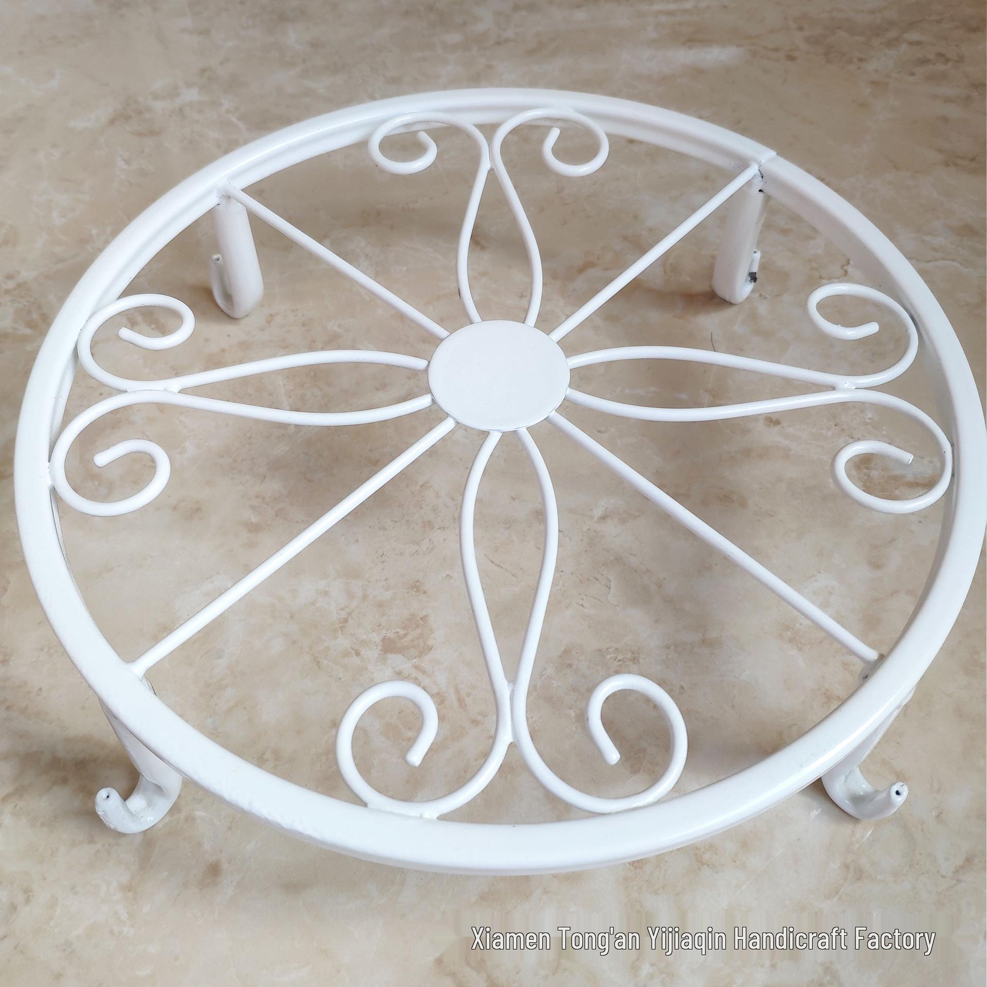 Мінімалістична кована залізна підставка для квітів для вітальні або балкона - Підлогова полиця для однієї рослини для невеликих рослин 23x12
Мінімалістична кована залізна підставка для квітів для вітальні або балкона - Підлогова полиця для однієї рослини для невеликих рослин 23x12