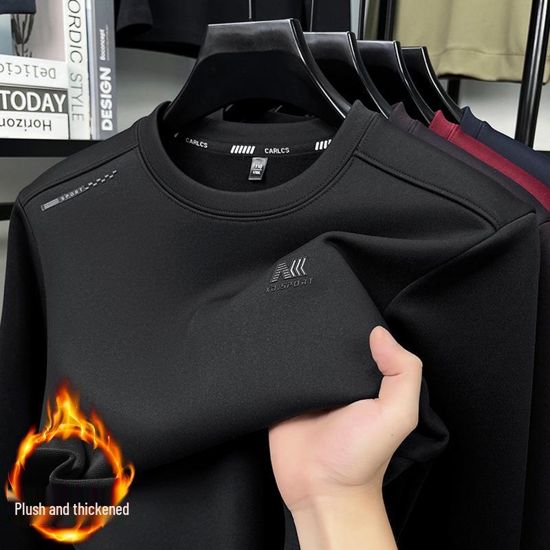 Men s Fleece-Lined Sweatshirt - New Winter Arrival, High-End Feel, Round Neck, Long Sleeve, Knitted Base Layer. XXL чорний
Men s Fleece-Lined Sweatshirt - New Winter Arrival, High-End Feel, Round Neck, Long Sleeve, Knitted Base Layer. XXL чорний