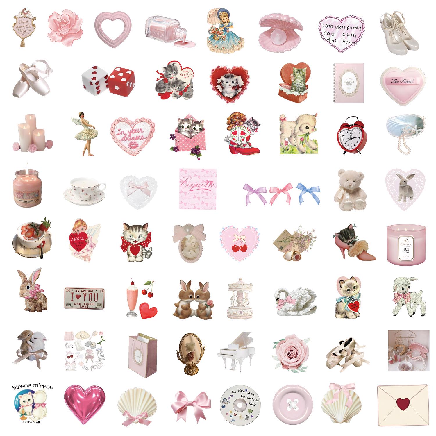60PCS Cute Cartoon Waterproof Stickers for Planner, Water Bottle & Computer Decoration
60PCS Cute Cartoon Waterproof Stickers for Planner, Water Bottle & Computer Decoration