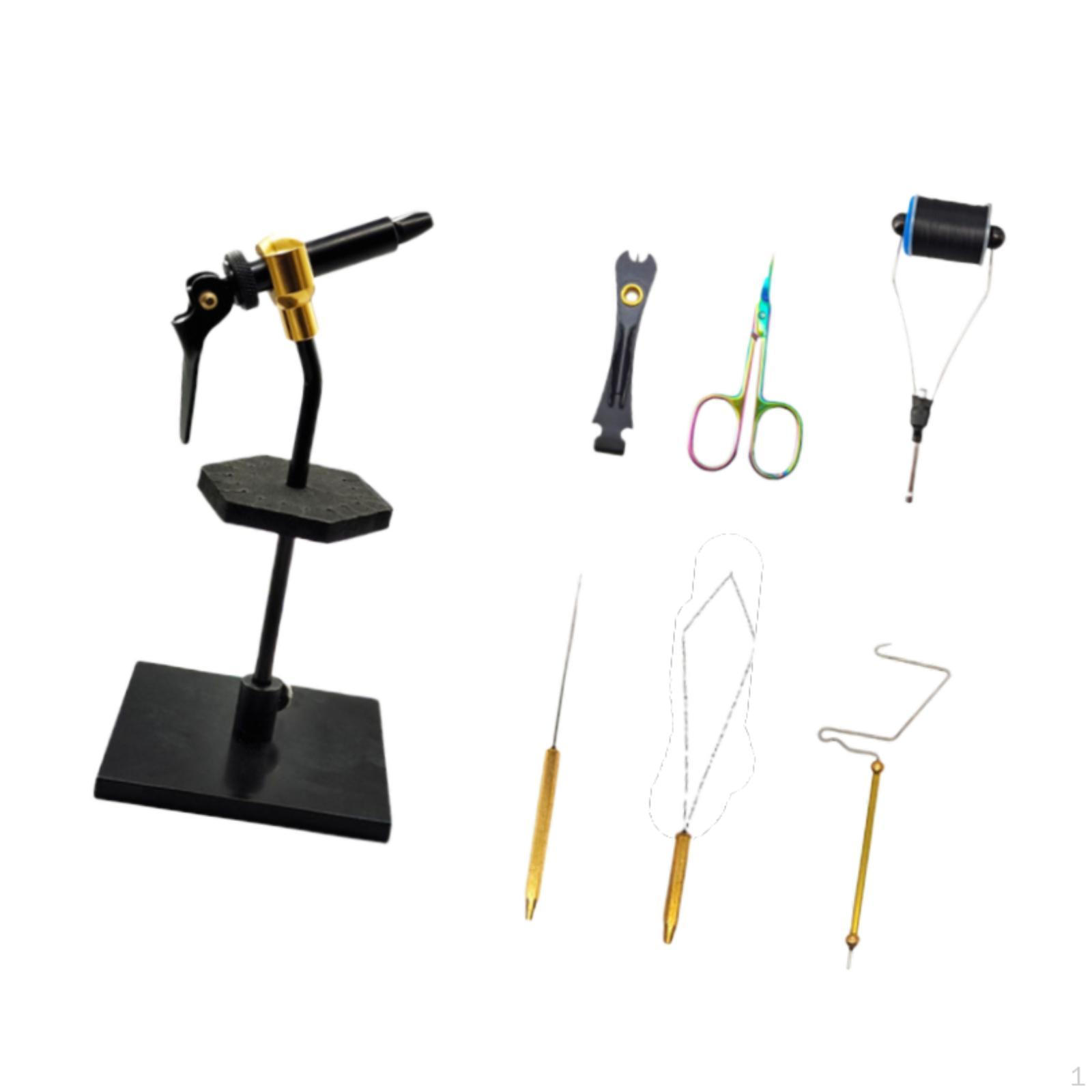 Fly Tying Vise Tools Kit with Pedestal Base Lightweight for Professionals Beginners Sturdy Metal
Fly Tying Vise Tools Kit with Pedestal Base Lightweight for Professionals Beginners Sturdy Metal