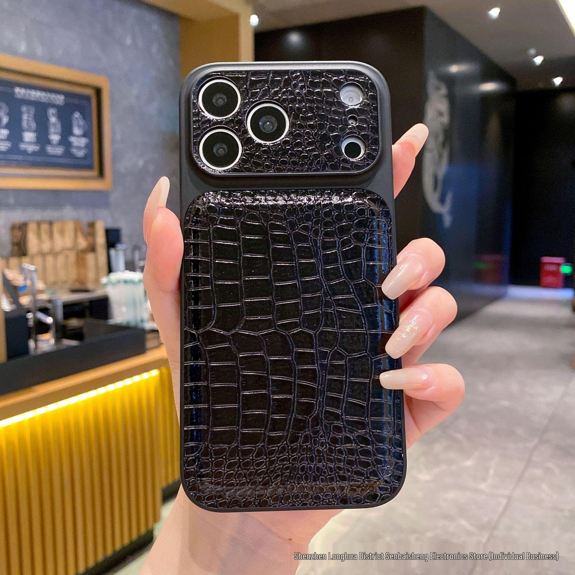 iPhone 16/15 Drop-Proof Case: Crocodile Pattern, Precise Fit, Compatible with Apple 17 Pro Max 14
iPhone 16/15 Drop-Proof Case: Crocodile Pattern, Precise Fit, Compatible with Apple 17 Pro Max 14