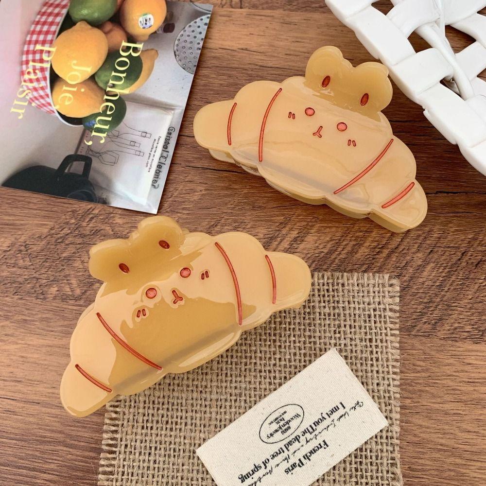 Korean Style French Crab Clip Coffee Acetic Acid Shark Clip Croissant Hair Claw Daily Style1
Korean Style French Crab Clip Coffee Acetic Acid Shark Clip Croissant Hair Claw Daily Style1