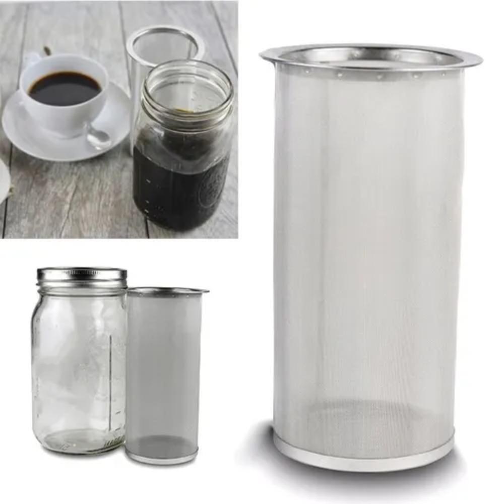 Stainless Steel Mason Jars Strainer Anti-rust Cylindrical Coffee Filter Portable Home
Stainless Steel Mason Jars Strainer Anti-rust Cylindrical Coffee Filter Portable Home