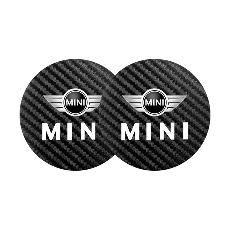 2Pcs Carbon Fiber Leather Coaster Anti-noise Water Cup Pad For MINI JCW Cabrio Cooper Countryman Aceman Clubman Coupe Paceman
2Pcs Carbon Fiber Leather Coaster Anti-noise Water Cup Pad For MINI JCW Cabrio Cooper Countryman Aceman Clubman Coupe Paceman