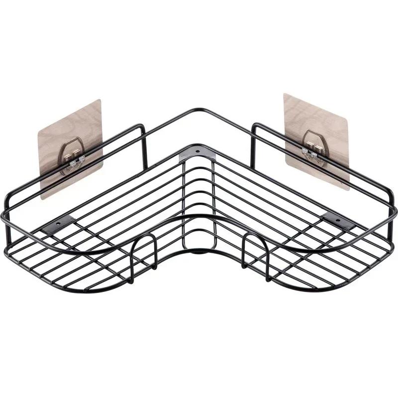 Bathroom Shelf Shampoo Storage Rack Bath Hanging Basket Iron Cosmetic Holder Punch-Free Kitchen Seasoning Accessories 1pc
Bathroom Shelf Shampoo Storage Rack Bath Hanging Basket Iron Cosmetic Holder Punch-Free Kitchen Seasoning Accessories 1pc