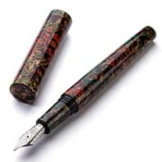 WANCHER World Fountain Pen Tsugaru Lacquer Blackened Natural Wood Japanese Traditional Crafts One of the techniques of Tsugaru Lacquer World Tsugaru чорний
WANCHER World Fountain Pen Tsugaru Lacquer Blackened Natural Wood Japanese Traditional Crafts One of the techniques of Tsugaru Lacquer World Tsugaru чорний