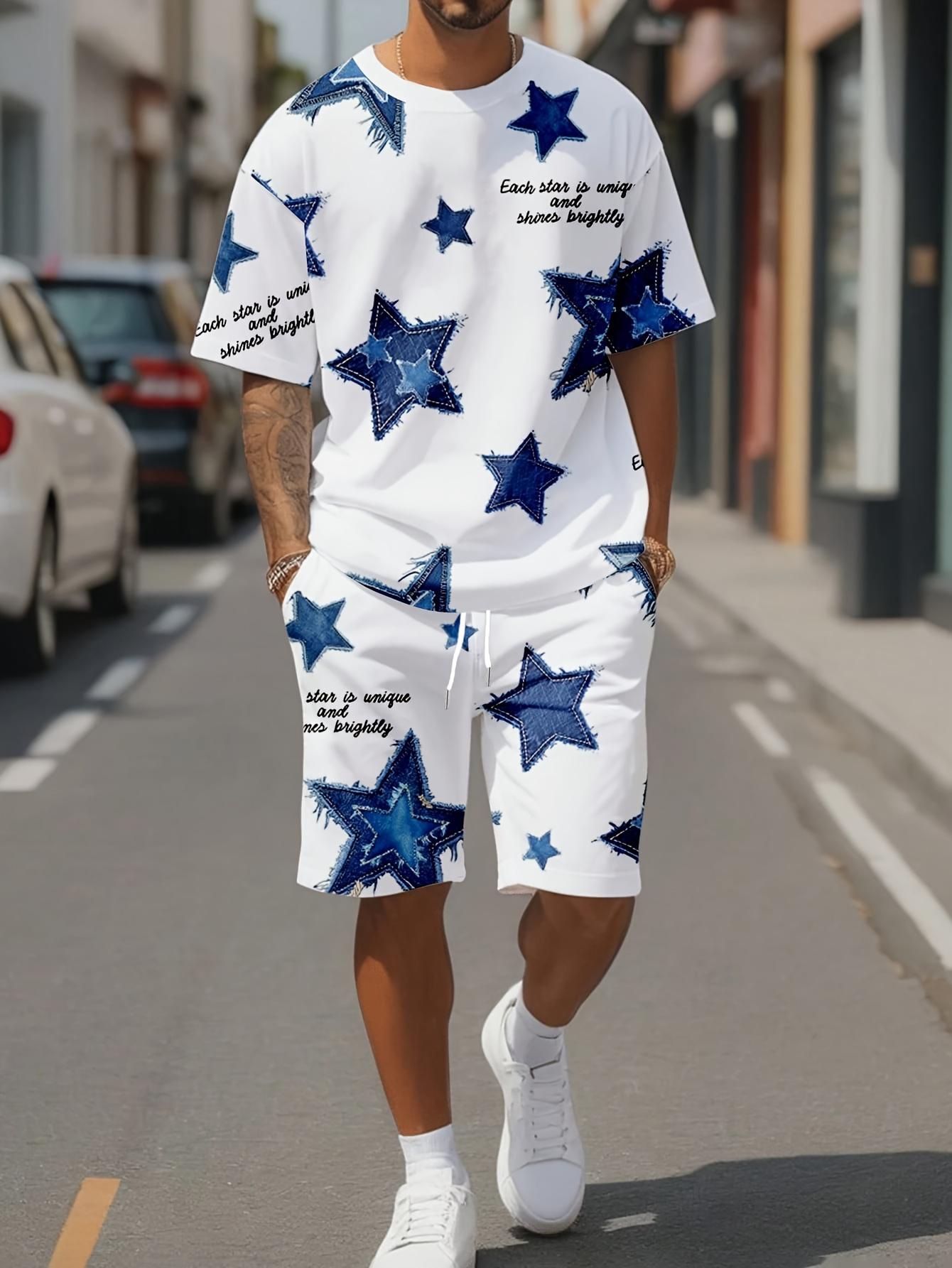 Men s casual sports short-sleeved T-shirt + shorts set, comfortable for outdoor wear XL
Men s casual sports short-sleeved T-shirt + shorts set, comfortable for outdoor wear XL