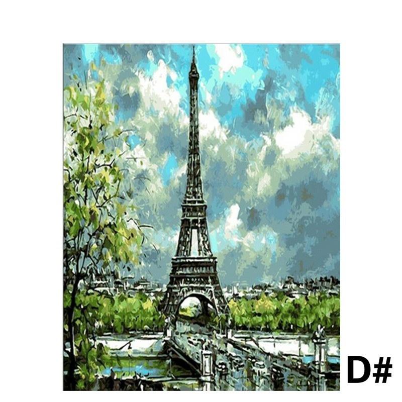 1Pc Paris Eiffel Tower Scenery Series DIY Oil Painting By Number Paint Drawing Coloring Number On Canvas Handmade 40x50cm
1Pc Paris Eiffel Tower Scenery Series DIY Oil Painting By Number Paint Drawing Coloring Number On Canvas Handmade 40x50cm