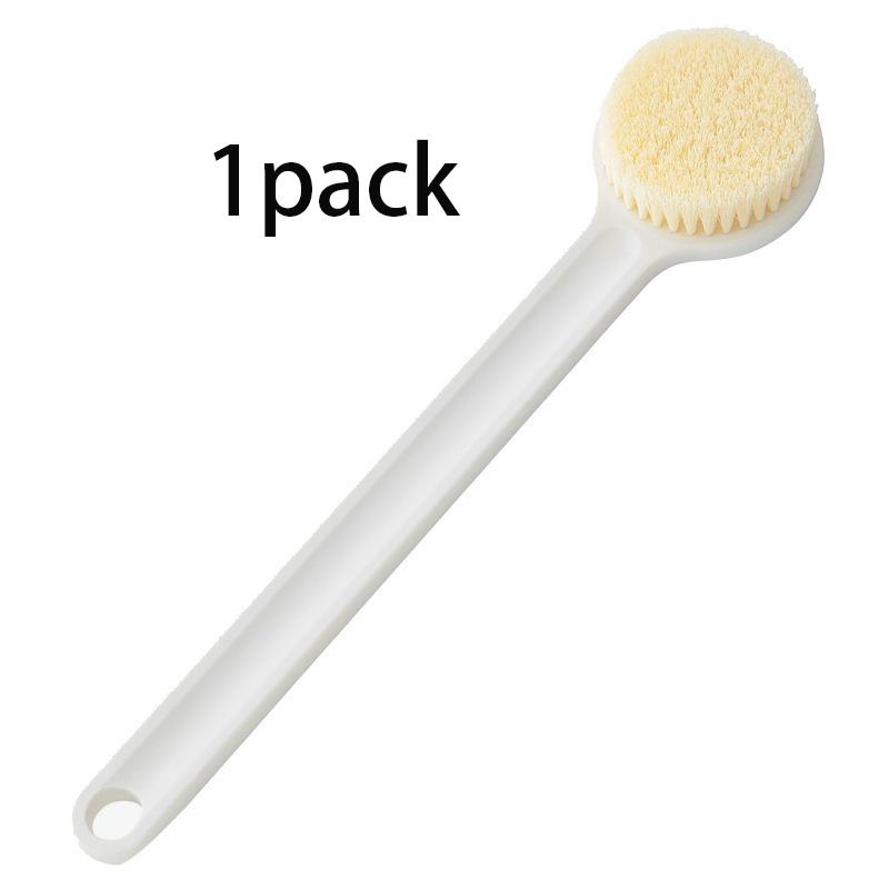 Shower Brush with Soft & Hard Bristles Dual-Sided Long Handle Back Scrubber Exfoliator, Reusable Wet/dry Use for Whole Body Care Plastic
Shower Brush with Soft & Hard Bristles Dual-Sided Long Handle Back Scrubber Exfoliator, Reusable Wet/dry Use for Whole Body Care Plastic