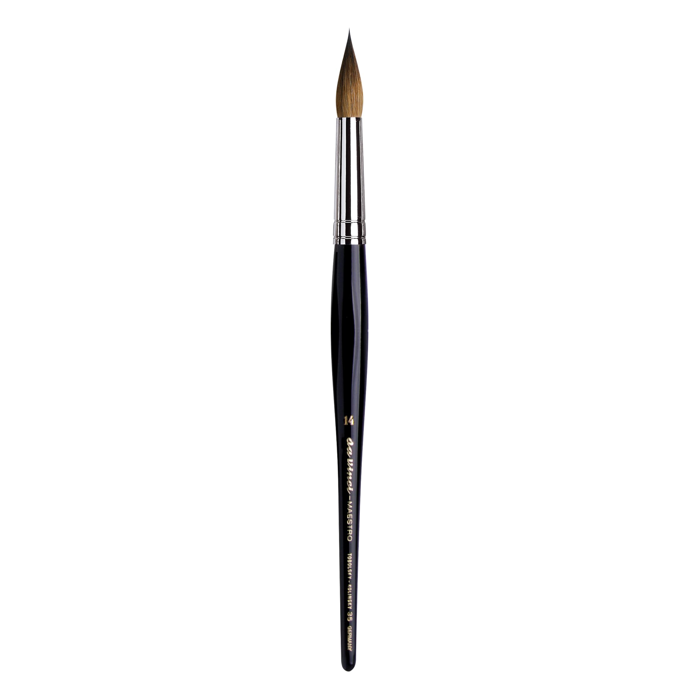 da Vinci Watercolor Series 35 Maestro Paint Brush, Round Long Taper Kolinsky Red Sable, розмір 14
da Vinci Watercolor Series 35 Maestro Paint Brush, Round Long Taper Kolinsky Red Sable, розмір 14