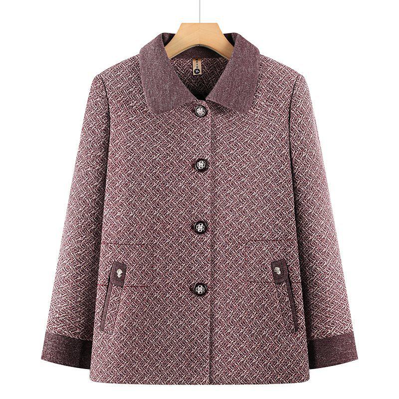 Spring Coat for Middle-Aged and Elderly Women, Lapel Design, Suitable for 60 to 80-Year-Olds, Ideal for Spring and Autumn 2XL (100-115 jin)
Spring Coat for Middle-Aged and Elderly Women, Lapel Design, Suitable for 60 to 80-Year-Olds, Ideal for Spring and Autumn 2XL (100-115 jin)