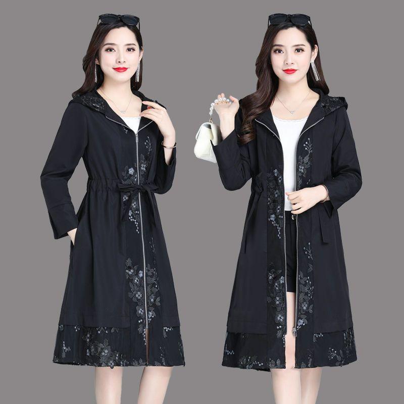 Popular Trench Coat Women s Mid length Korean Windbreaker Spring Autumn Fashion Style Large Size Coats Trend Top 5XL 5XL чорний
Popular Trench Coat Women s Mid length Korean Windbreaker Spring Autumn Fashion Style Large Size Coats Trend Top 5XL 5XL чорний