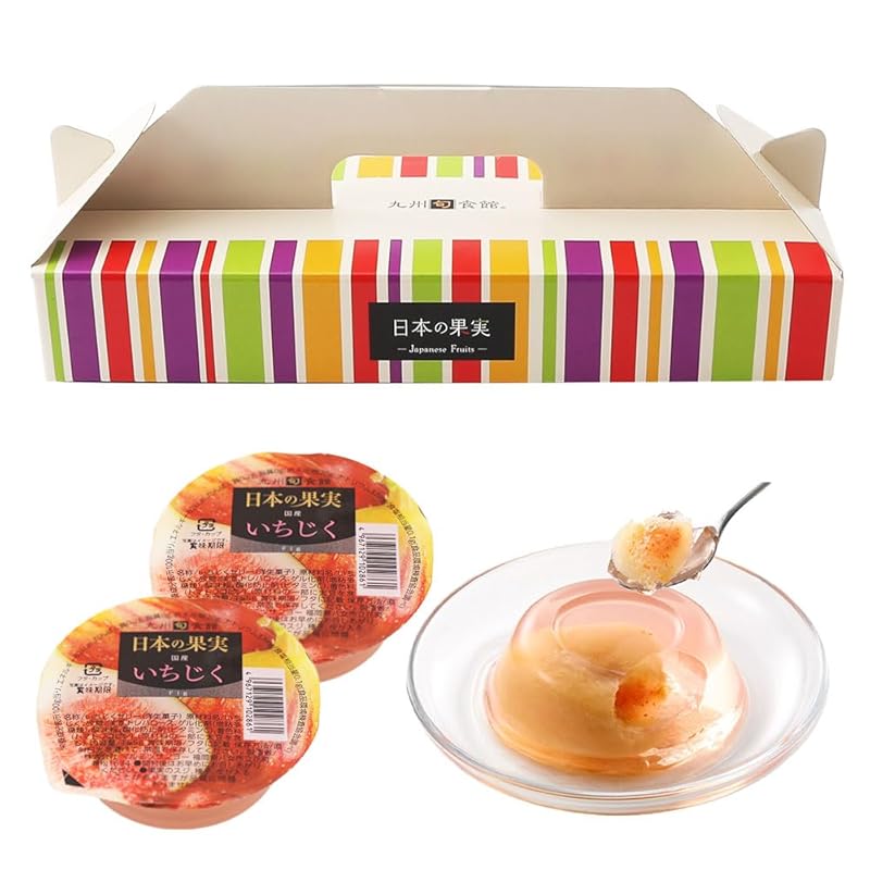 Kyushu Shushokukan japanese fruit trial set Domestic production Fig jelly 155g× 3 pieces Assortment set gift
Kyushu Shushokukan japanese fruit trial set Domestic production Fig jelly 155g× 3 pieces Assortment set gift