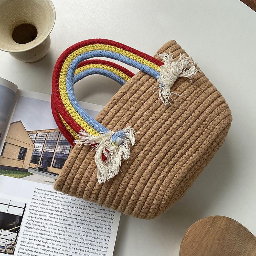 Large Capacity Cosmetic Bag Girls Storage Bags Purse Wallets Women Handbag Korean Tote Bag Rainbow
Large Capacity Cosmetic Bag Girls Storage Bags Purse Wallets Women Handbag Korean Tote Bag Rainbow