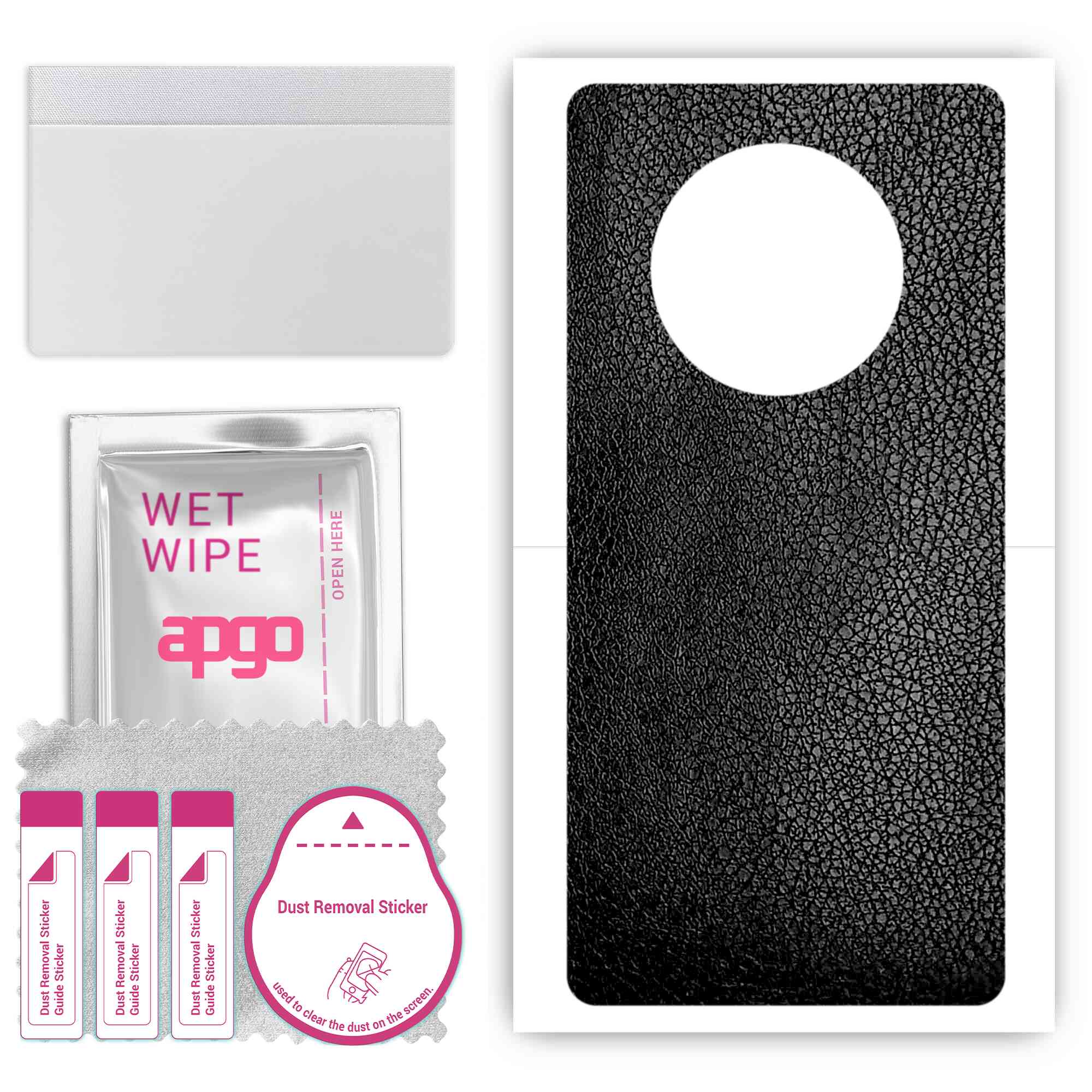 apgo Protective Skin Sticker for the back compatible with Huawei Mate 40E 4G, Wrap Film, Foil, Vinyl - Pattern Black Leather
apgo Protective Skin Sticker for the back compatible with Huawei Mate 40E 4G, Wrap Film, Foil, Vinyl - Pattern Black Leather