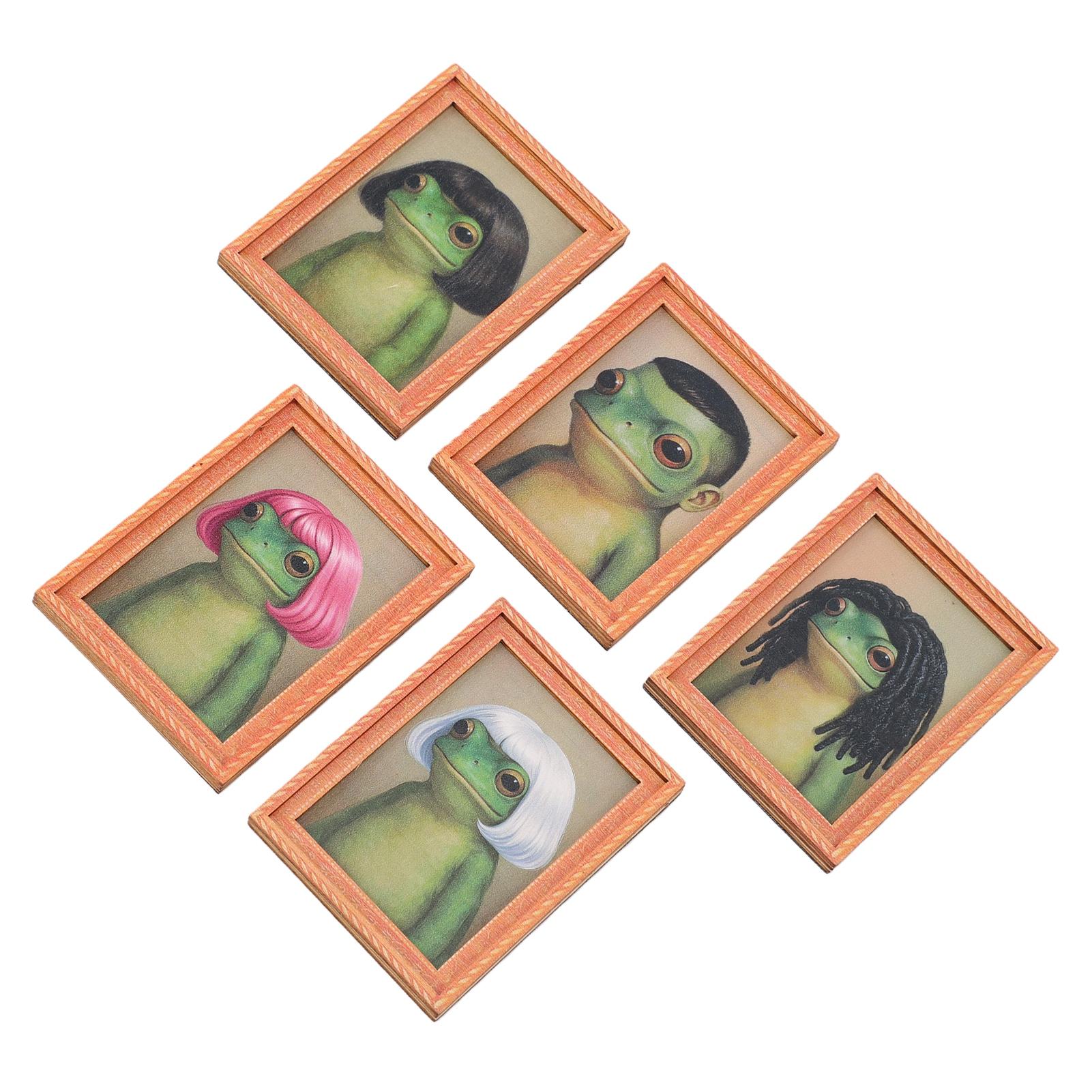 Funny Frog Fridge Magnets Hilarious 3D Frog Wood Magnet Art Frame for Refrigerator Garage Door Kitchen 5 Pieces
Funny Frog Fridge Magnets Hilarious 3D Frog Wood Magnet Art Frame for Refrigerator Garage Door Kitchen 5 Pieces