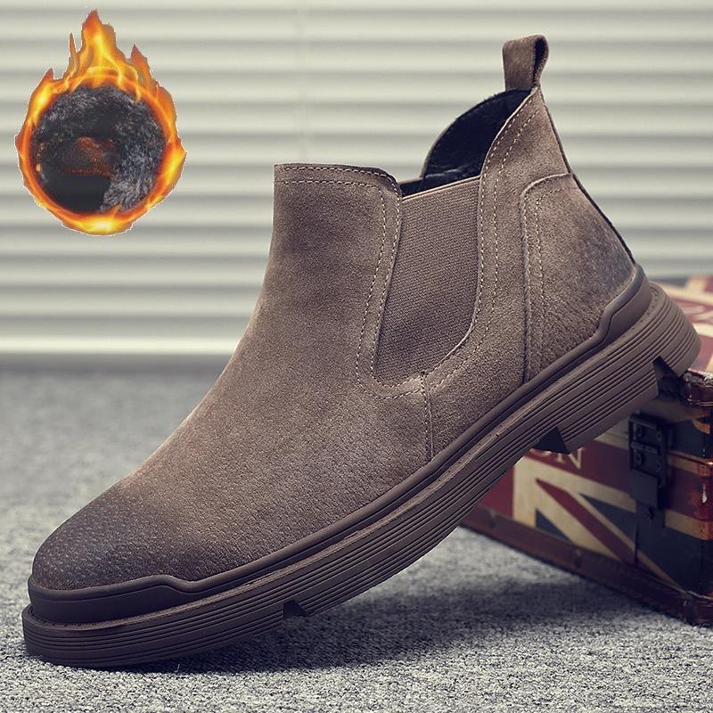 2025 Зимняя мужская обувь Модные плюшевые теплые ботинки Классическая коровья кожа Повседневная обувь Мужские слипоны Ботинки Челси 46
2025 Зимняя мужская обувь Модные плюшевые теплые ботинки Классическая коровья кожа Повседневная обувь Мужские слипоны Ботинки Челси 46