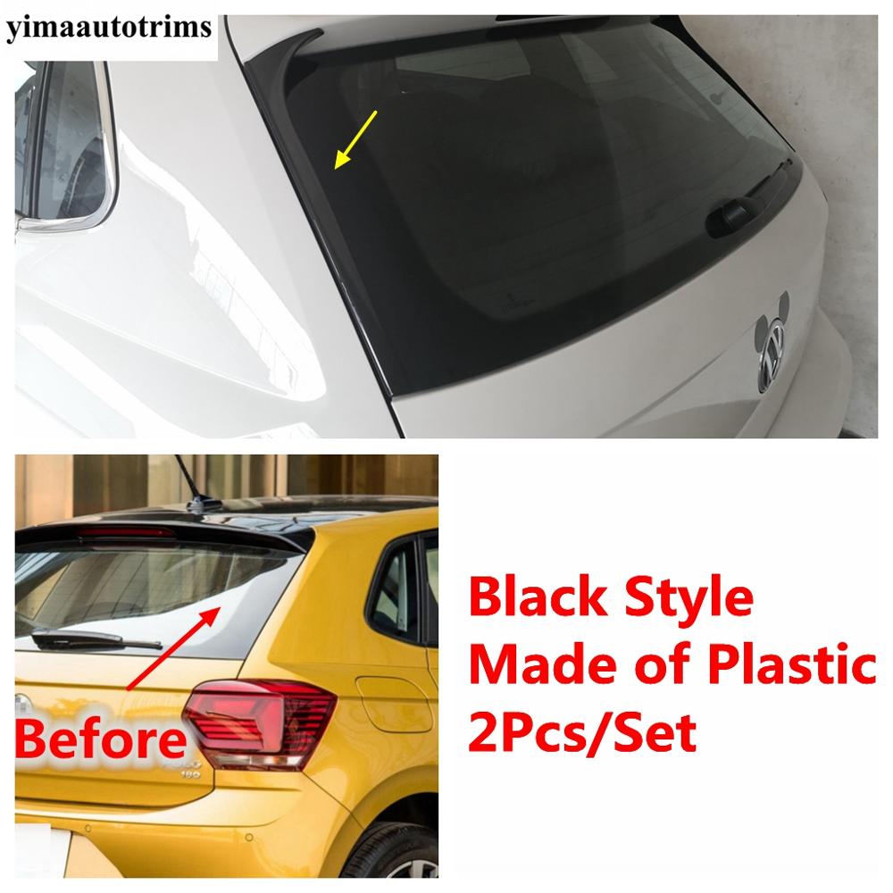 For VW Volkswagen Polo - Rear Window Side Anti-Scratch Protection Strip Cover Trim Carbon Fiber Look / Black Exterior Black Style
For VW Volkswagen Polo - Rear Window Side Anti-Scratch Protection Strip Cover Trim Carbon Fiber Look / Black Exterior Black Style