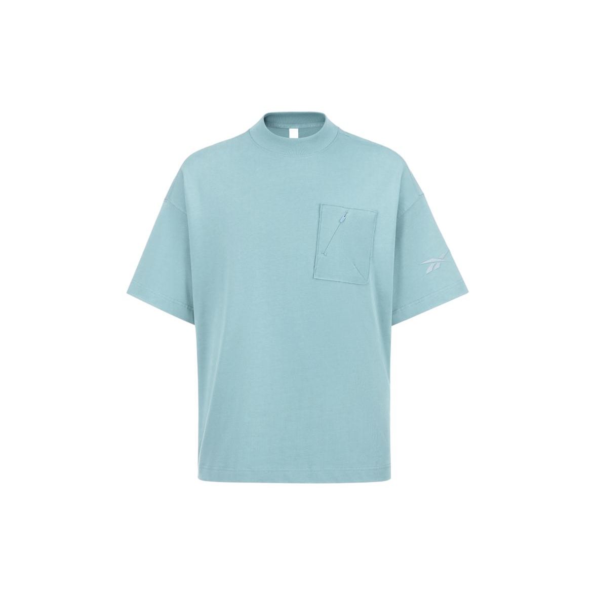 Reebok Beats Pocket Tee Solid Color Knitted Half High Neck Loose Short Sleeve T-Shirt Unisex Tops Blue 23RCS421UGB1 L
Reebok Beats Pocket Tee Solid Color Knitted Half High Neck Loose Short Sleeve T-Shirt Unisex Tops Blue 23RCS421UGB1 L