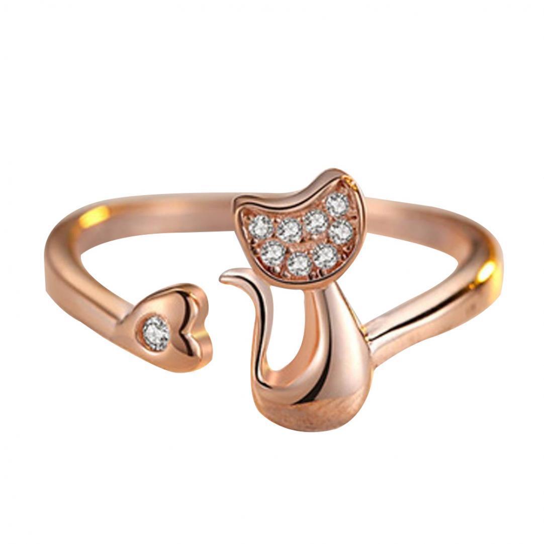 1шт кубический цирконий животное милый маленький кот сердце открытое кольцо модные украшения
1шт кубический цирконий животное милый маленький кот сердце открытое кольцо модные украшения