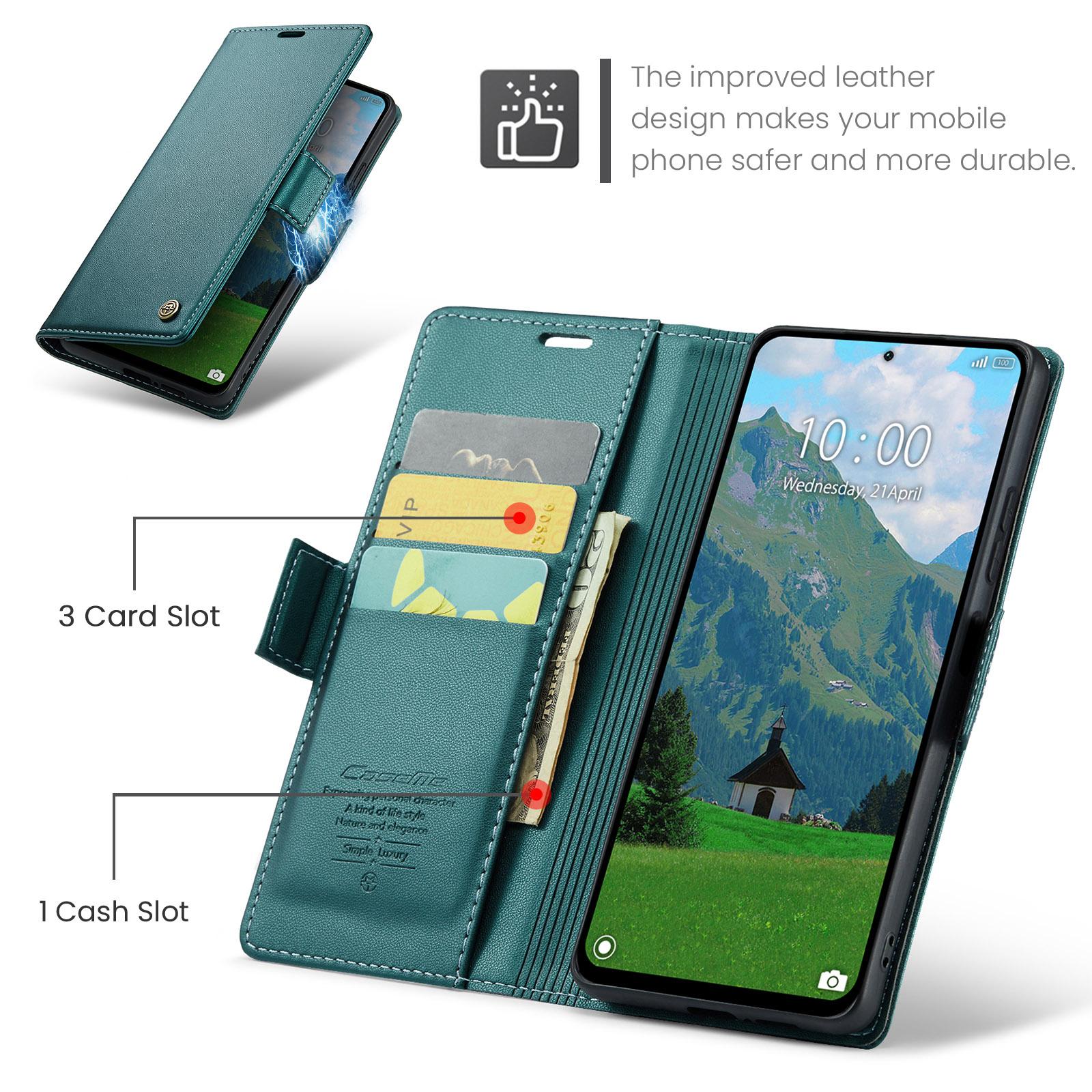 For Xiaomi Redmi Note 13 4G Case CASEME 023 Series RFID Blocking Leather Wallet Stand Phone Cover Blue
For Xiaomi Redmi Note 13 4G Case CASEME 023 Series RFID Blocking Leather Wallet Stand Phone Cover Blue