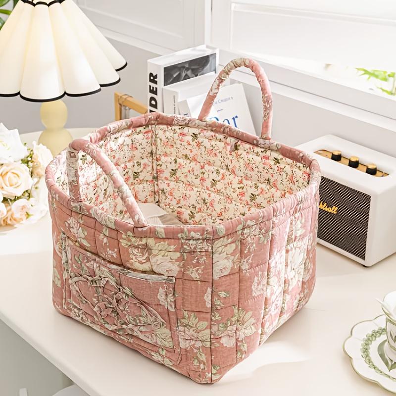 high quality1pc Korean Style Contemporary Fabric Storage Basket, Portable Underwear Sundries Organizer, Printed Home Decor for Kitchen Bathroom Style-2108
high quality1pc Korean Style Contemporary Fabric Storage Basket, Portable Underwear Sundries Organizer, Printed Home Decor for Kitchen Bathroom Style-2108