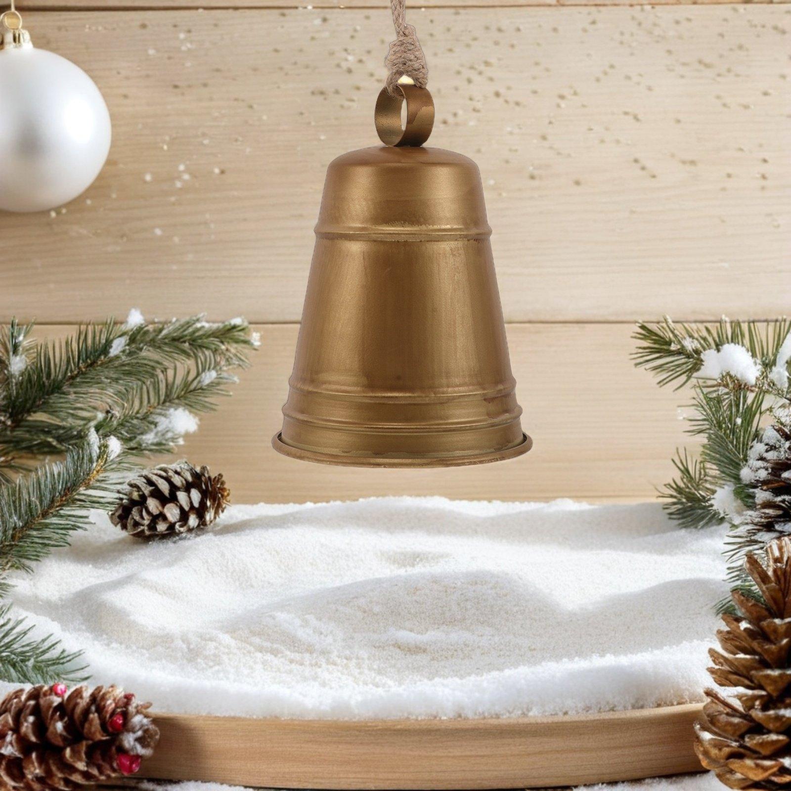 Vintage Rustic Metal Cow Bell Hanging Rope Distressed Christmas Bell Ornament Farmhouse Xmas Tree Decor Small Bells other
Vintage Rustic Metal Cow Bell Hanging Rope Distressed Christmas Bell Ornament Farmhouse Xmas Tree Decor Small Bells other