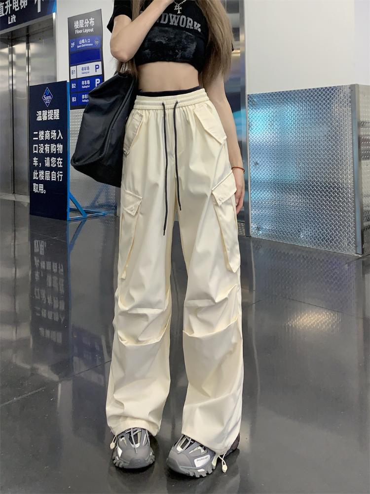 Прохладный розовый эластичный пояс на шнуровке в американском стиле, повседневные широкие брюки для женщин L бежевый
Прохладный розовый эластичный пояс на шнуровке в американском стиле, повседневные широкие брюки для женщин L бежевый