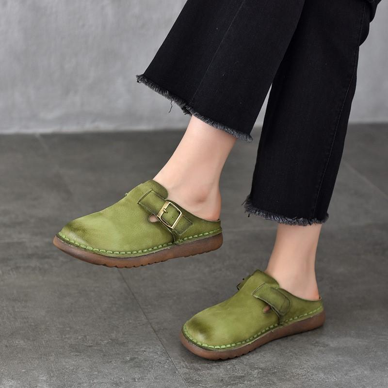 Johnature Retro Genuine Leather Outdoor Women s Slippers Versatile Cowhide Soft Soled Slip-on Shoes 35
Johnature Retro Genuine Leather Outdoor Women s Slippers Versatile Cowhide Soft Soled Slip-on Shoes 35