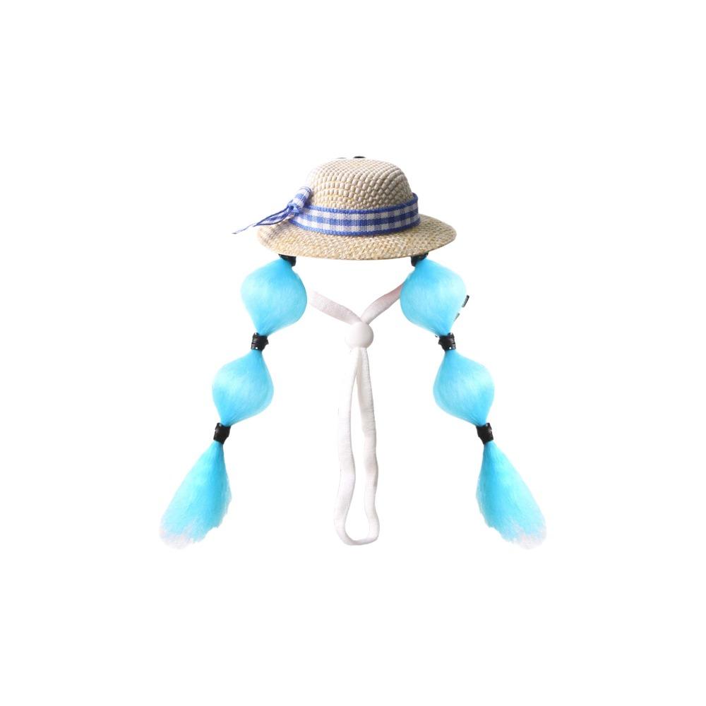 Funny Double Braids Hat with Elastic Strap Bird Wig Cap Fashion Hamster Knitted Hat Photography Blue Lantern
Funny Double Braids Hat with Elastic Strap Bird Wig Cap Fashion Hamster Knitted Hat Photography Blue Lantern