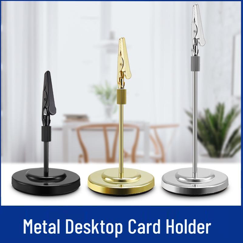 Minimalist Metal Vertical Card Holder & Photo Clip Rod 8CM срібний
Minimalist Metal Vertical Card Holder & Photo Clip Rod 8CM срібний