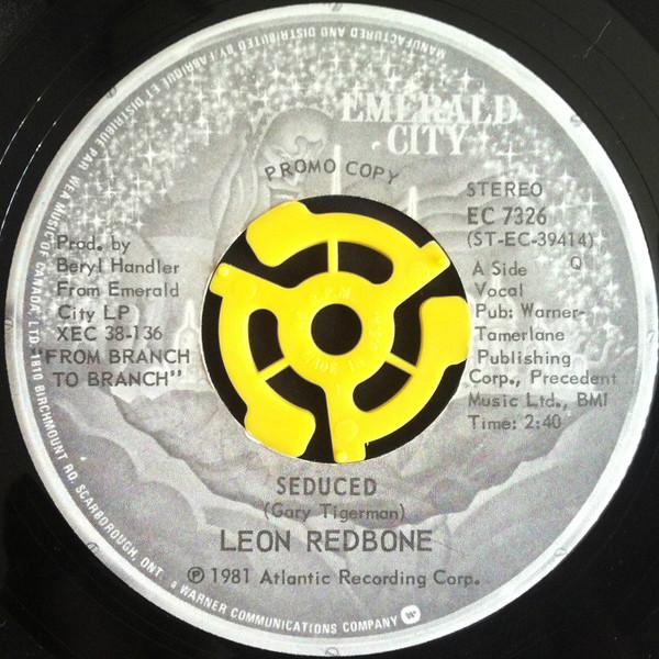 7inch Record LEON REDBONE Seduced EC7326 Emerald City Re 1981 Canada Jazz Used
7inch Record LEON REDBONE Seduced EC7326 Emerald City Re 1981 Canada Jazz Used