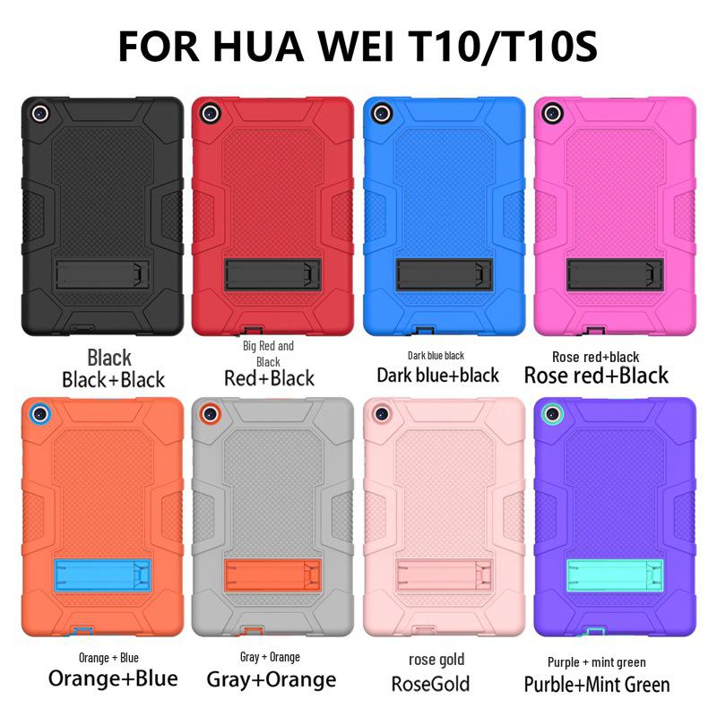 Huawei T10 Tablet Case 9.7 Inch T10S Bracket Silicone Protective Shell - Contrast Color, Full Package, Three-Proof Design. 9.7 inch/10.1 inch (2021) серый/оранжевый
Huawei T10 Tablet Case 9.7 Inch T10S Bracket Silicone Protective Shell - Contrast Color, Full Package, Three-Proof Design. 9.7 inch/10.1 inch (2021) серый/оранжевый