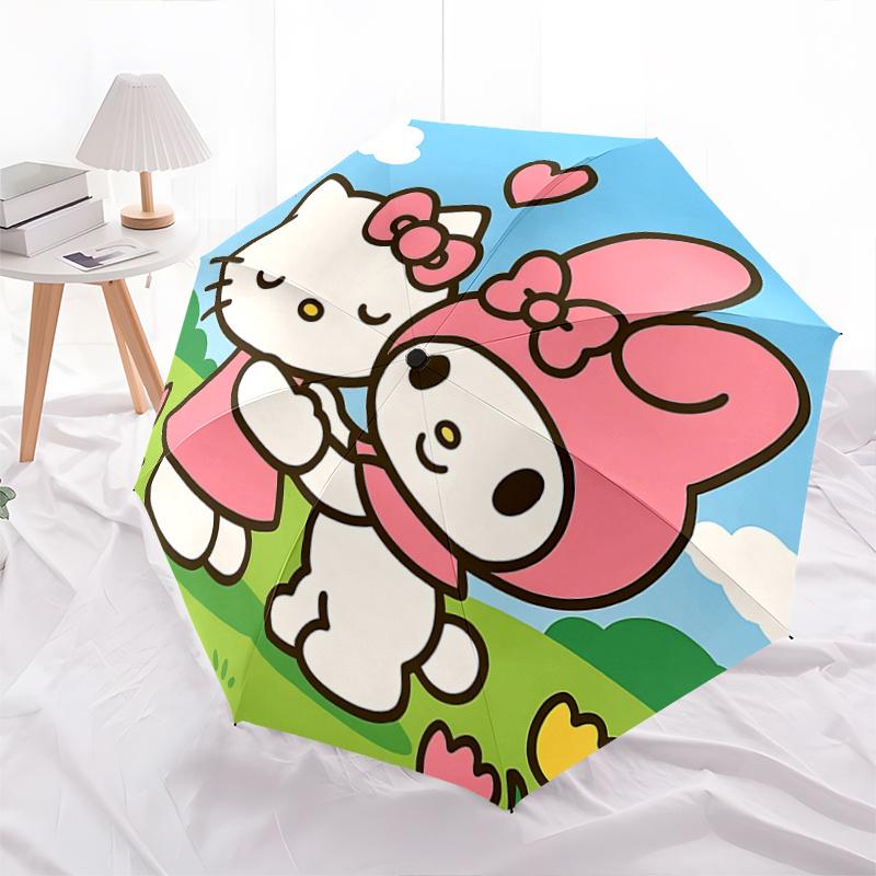 1pc Hello Kitty & My Melody Outdoor Umbrella - Automatic Opening/Closing Umbrella with Foldable Design, Iron Frame, Suitable for Fans, Travelers, Dail
1pc Hello Kitty & My Melody Outdoor Umbrella - Automatic Opening/Closing Umbrella with Foldable Design, Iron Frame, Suitable for Fans, Travelers, Dail