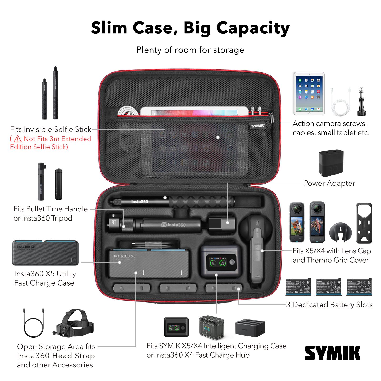 Carrying Case for Insta360 X5 Portable Storage Protective Bag Travel Handbag Shoulder Bag for Insta360 X4 Camera Accessories
Carrying Case for Insta360 X5 Portable Storage Protective Bag Travel Handbag Shoulder Bag for Insta360 X4 Camera Accessories