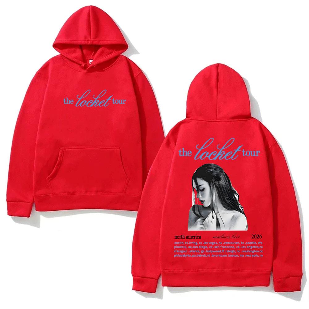 Madison Beer Locket Tour Hoodie North American Tour 2026 Dates ONLY Madison Beer Concert Merch Hoody Autumn/Winter Comfortable Clothing L червоний
Madison Beer Locket Tour Hoodie North American Tour 2026 Dates ONLY Madison Beer Concert Merch Hoody Autumn/Winter Comfortable Clothing L червоний