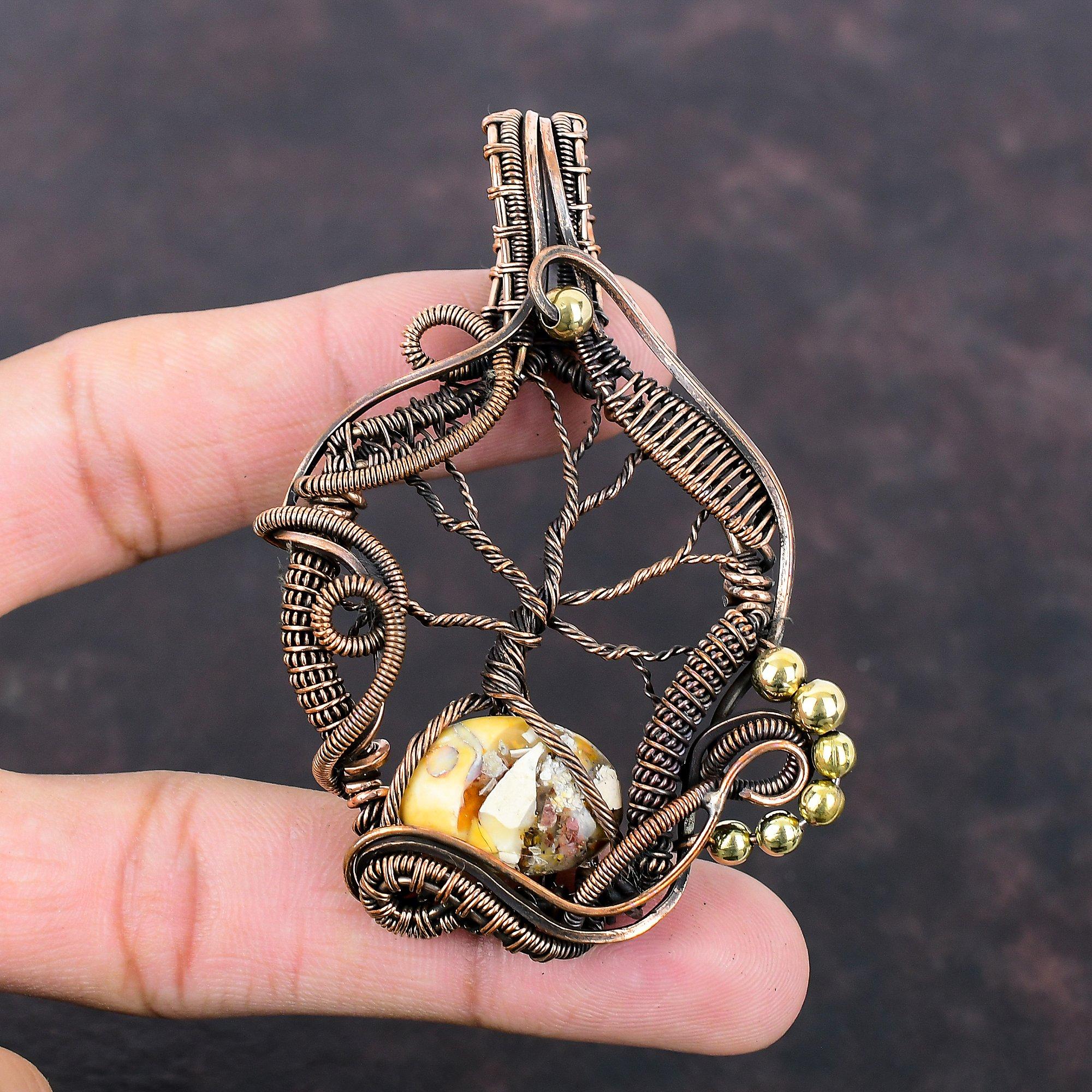Tree Of Life Brecciated Mookaite Pendant Copper Wire Wrapped Jewelry Handmade Pendant Gemstone Jewelry Copper Wire Wrap Pendant Gift For Mom
Tree Of Life Brecciated Mookaite Pendant Copper Wire Wrapped Jewelry Handmade Pendant Gemstone Jewelry Copper Wire Wrap Pendant Gift For Mom