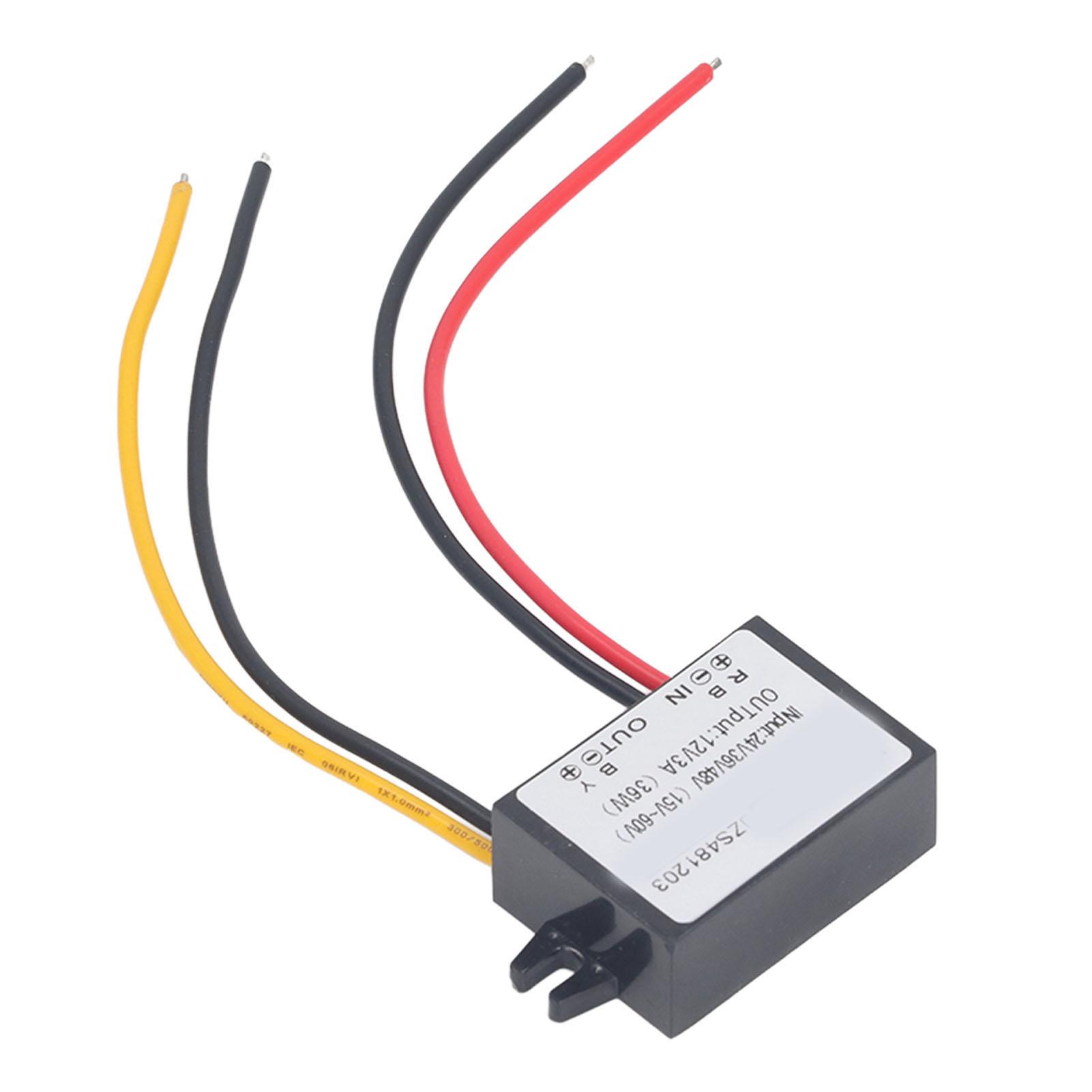 Buck Module 36W Super Thin DC 24V 36V 48V 1560V to DC 12V3A Buck Transformer Voltage Regulator
Buck Module 36W Super Thin DC 24V 36V 48V 1560V to DC 12V3A Buck Transformer Voltage Regulator