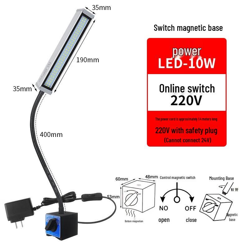 LED Gooseneck Machine Work Light 400mm
LED Gooseneck Machine Work Light 400mm