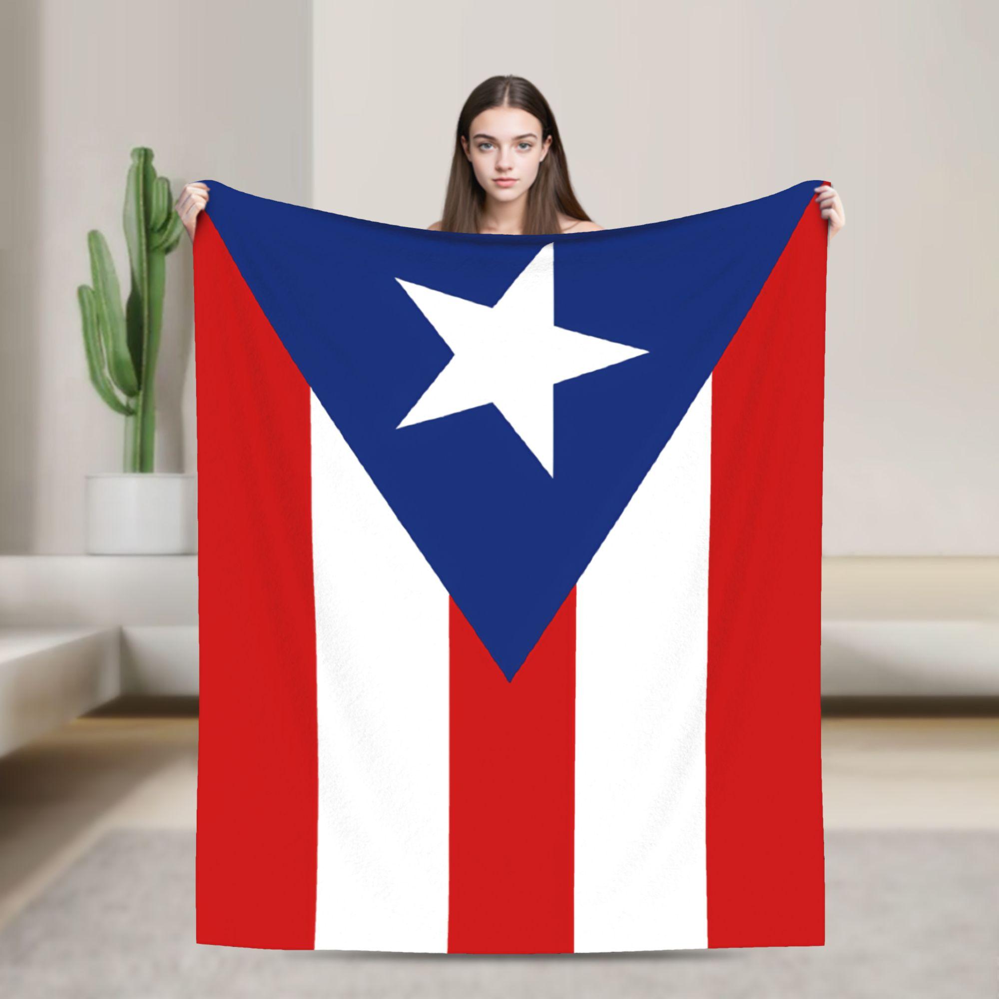Puerto Rican Flag Blanket Warm Print Plush Throw Blanket For Couch Chair Sofa Bed Travel Flannel Bedspread Bed Cover 75x90cm
Puerto Rican Flag Blanket Warm Print Plush Throw Blanket For Couch Chair Sofa Bed Travel Flannel Bedspread Bed Cover 75x90cm