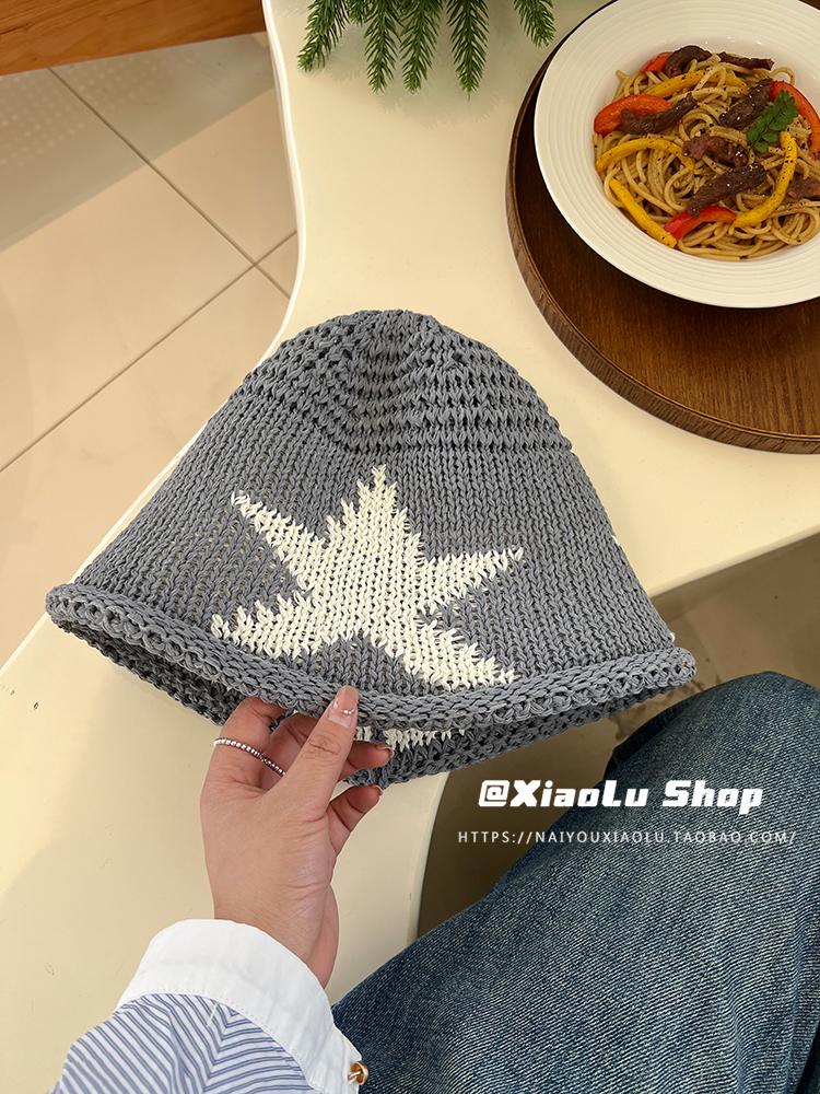 Модная вязаная шапка-рыбачка с пентаграммой, женская весенне-летняя ретро, для большого обхвата головы, солнцезащитная шляпа-ведро, шляпа-тазик Adult average size серый
Модная вязаная шапка-рыбачка с пентаграммой, женская весенне-летняя ретро, для большого обхвата головы, солнцезащитная шляпа-ведро, шляпа-тазик Adult average size серый