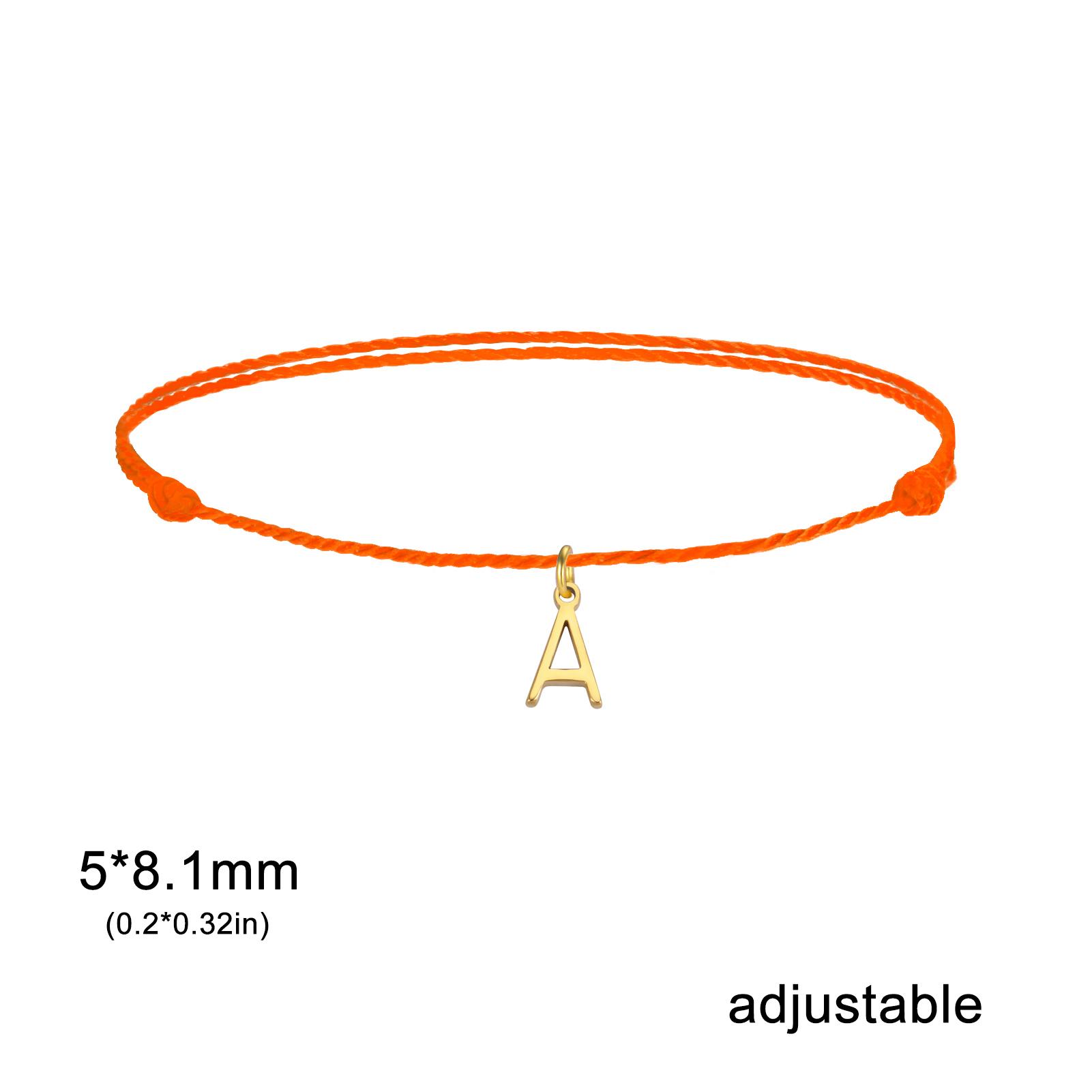 Cazador A-Z Initial Letter Colorful Wax Rope Bracelets Stainless Steel Adjustable Bracelets for Women Couple Gifts Jewelry 2026 A&Adjustable
Cazador A-Z Initial Letter Colorful Wax Rope Bracelets Stainless Steel Adjustable Bracelets for Women Couple Gifts Jewelry 2026 A&Adjustable