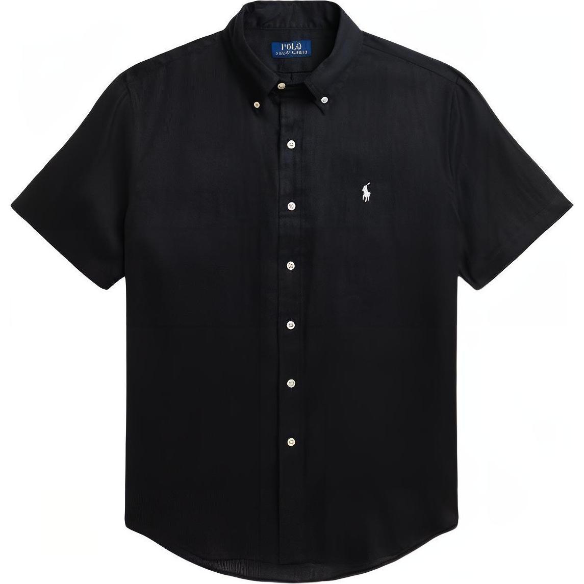 Polo Ralph Lauren Ss24 Однотонная однобортная рубашка с коротким рукавом и вышитым логотипом, рубашки унисекс, черный цвет MNPOWOV1N820768-001 XS
Polo Ralph Lauren Ss24 Однотонная однобортная рубашка с коротким рукавом и вышитым логотипом, рубашки унисекс, черный цвет MNPOWOV1N820768-001 XS
