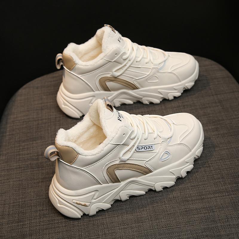 Winter new velvet casual shoes fashion Korean version of sports women s shoes trend warm dad shoes middle help shoes can be 41
Winter new velvet casual shoes fashion Korean version of sports women s shoes trend warm dad shoes middle help shoes can be 41